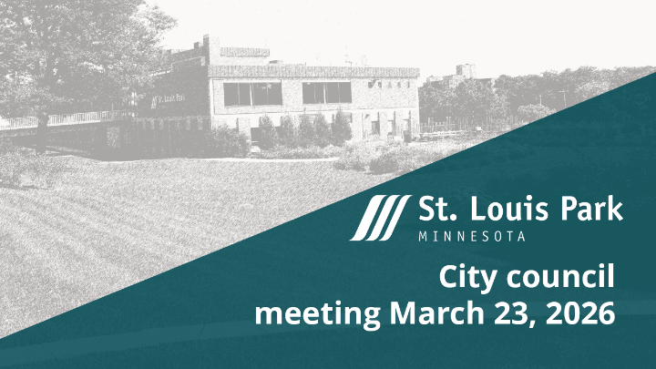 St. Louis Park City Council meeting March 23, 2026