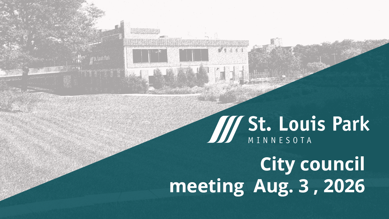 St Louis Park City Council Meeting Aug. 3 2026 Live