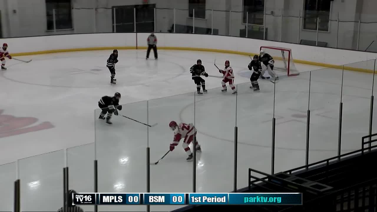 Thumbnail image for Minneapolis COOP vs Benilde-St. Margaret's girls hockey Jan. 16, 2024