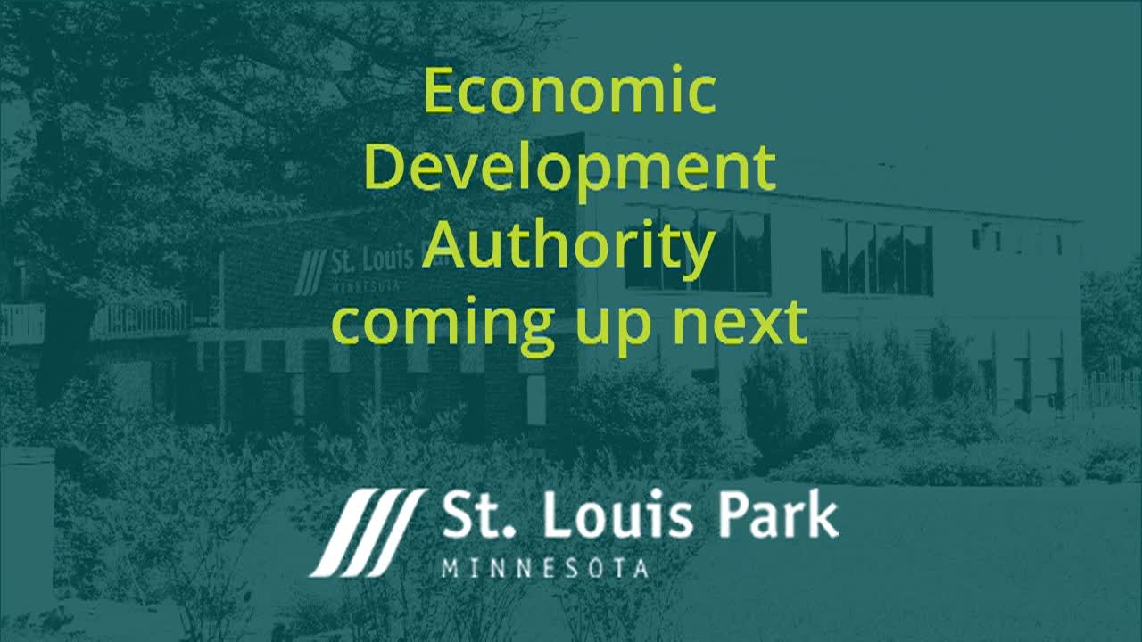 St. Louis Park  Economic Development Authority and City Council meeting Aug. 4, 2025